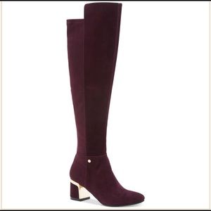 DKNY 6.5 Women Cora Almond Toe Knee High Boots